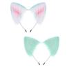 Realistic Foxes Tail And Ears Set For Women Cosplay Faux Furs Costume Headband and Tail Convention Role Play Accessories