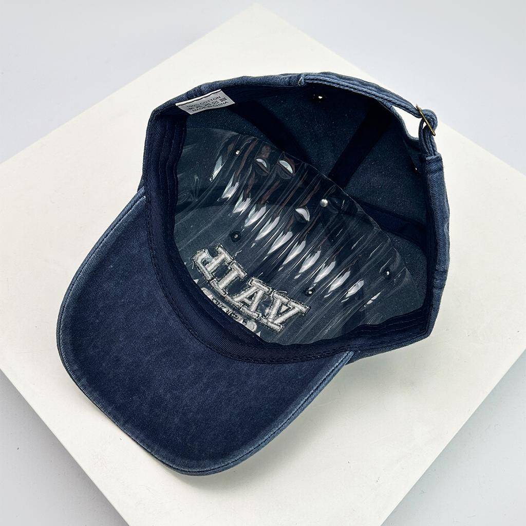 Baseball Letterings Alphabet Vall Stitched Stitching Embroidered Vintage American Women  Men For Neutral Gender Fresh Caps Peaked Hats Street