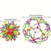 1pc Expanding Ball Sphere - Expandable Breathing Ball - Rainbow Fidget Large Ball