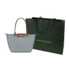Longchamp Le Pliage Ritsluiting Gerecycled Canvas Tote Bag Dames tote Grijs Blauw 1899089P80