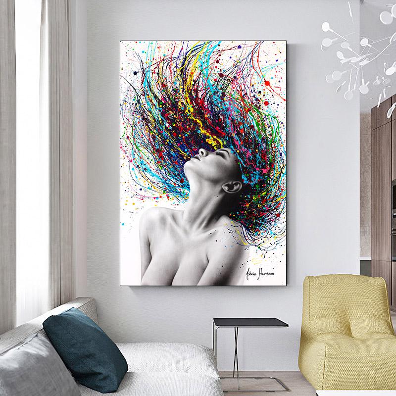 Nordic Canvas Paintings Abstract Ashvin Harrison Art Excite Wall Art Posters and Prints For Living Room and Porch Decoration