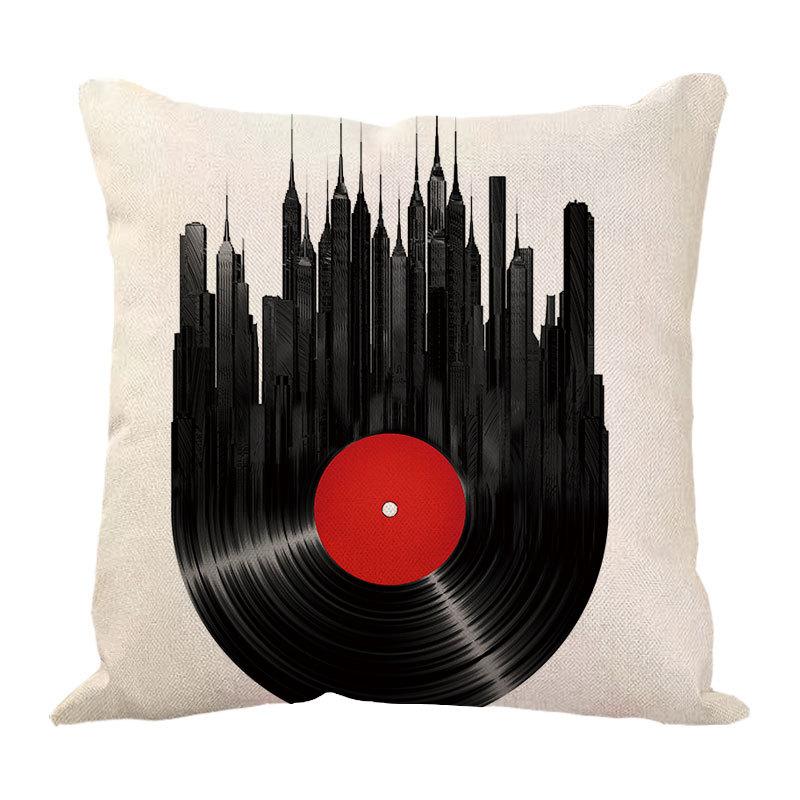 

Новые льняные подушки Льняная подушка Наволочка Подушки ручной росписи Подушки Подушки для автомобиля Подушки для дивана 45 * 45CM (excluding core)