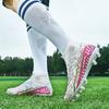 35-47 Nuevos zapatos de fútbol para deportes al aire libre, antideslizantes y resistentes al desgaste, de alta calidad, con absorción de impacto