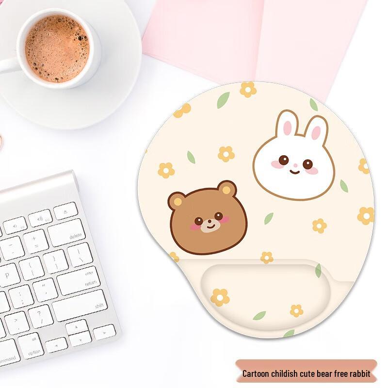

Cute Ergonomic Silicone Wrist Rest Mouse Pad