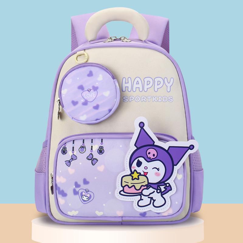Kids' Cartoon Schoolbag: Lightweight, Double Shoulder Backpack with Spine Protection for 3-6 Year Olds