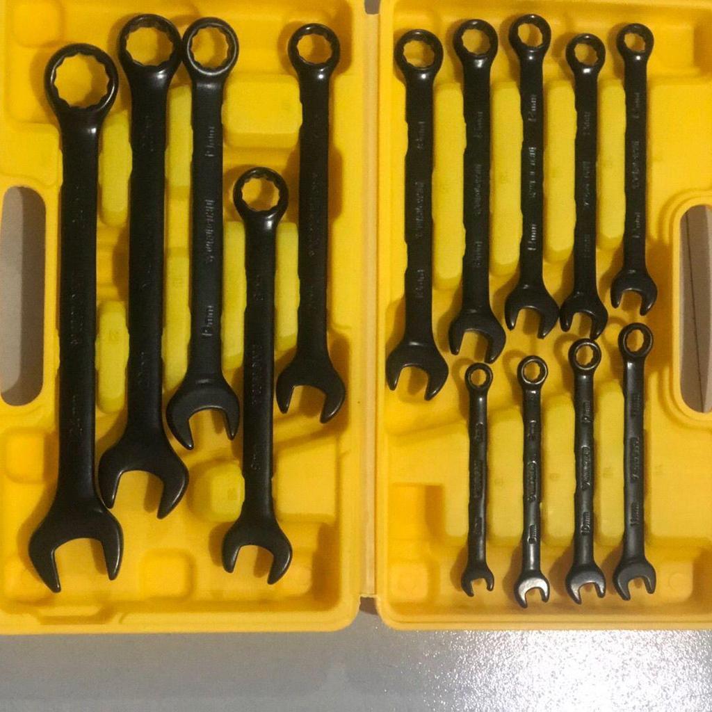 14-teiliges Maul-/Ringmaulschlüssel-Set mit Hängetasche für Mechaniker