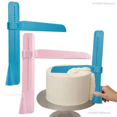 Adjustable Kitchen Turning Sugar Leveling Device Cake Decorating Cake Spatula DIY Food Grade Plastic Cake Kitchen Pastry Tools