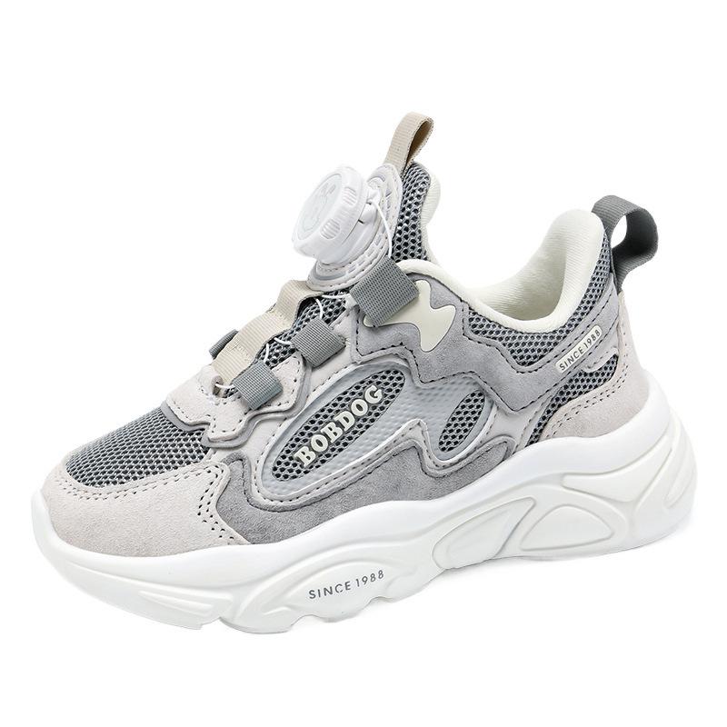 Babu Bean Boys Shoes Spring and Autumn Mid-sized and Older Children's Autumn Breathable Casual Sports Shoes for Children Aged 6 to 12