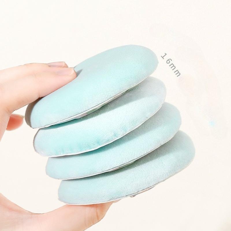 Tulipán Polvo Suelto Esponja de Borla Flockeada para Polvo Facial Esponja de Algodón Suave Terciopelo Mujeres Espesante Herramientas de Belleza Accesorio Cosmético