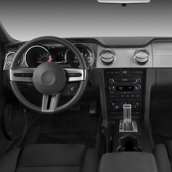 Carbon Fiber Interior Speedometer Surround Cover Trim For Ford Mustang 2005-2009