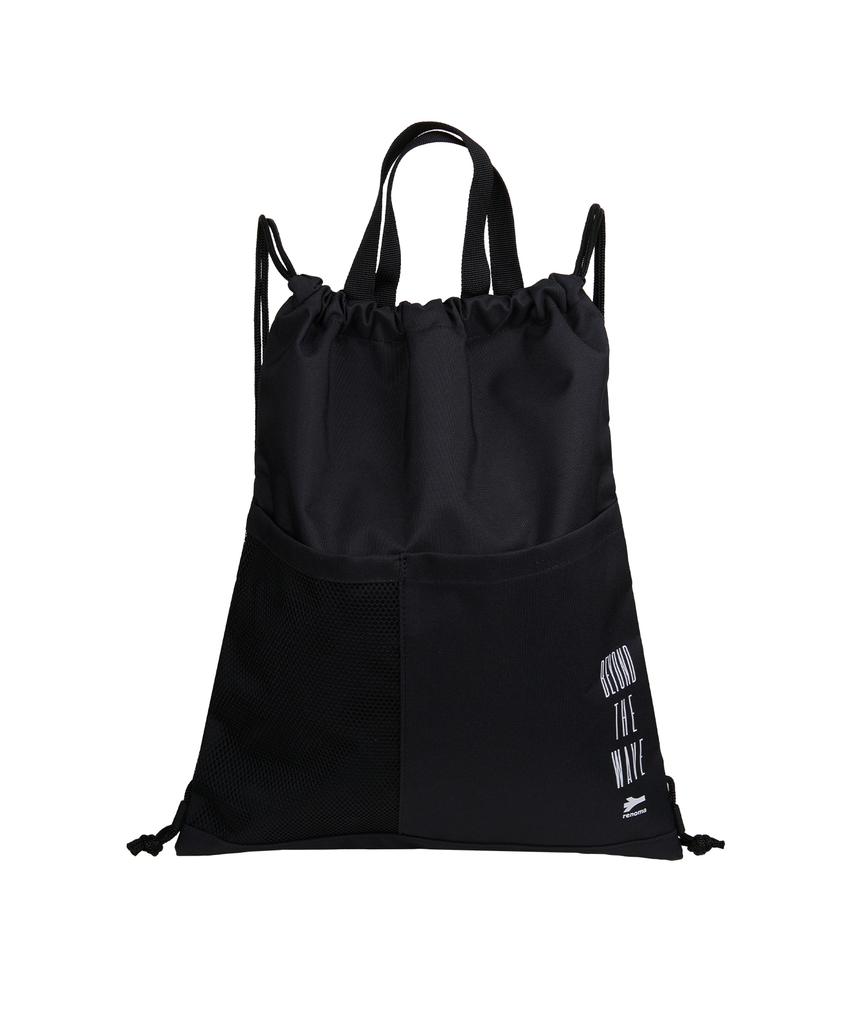 Renomaswim Swimwear Waterproof String Backpack Black Ro-Rb2D020-Bk