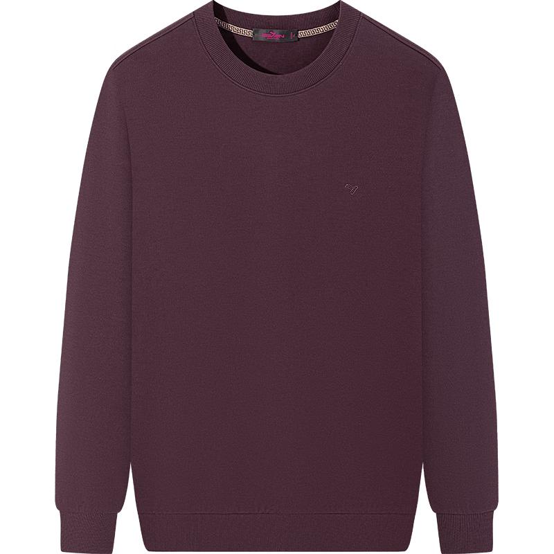 

Septwolves Men s Xinjiang Cotton Round Neck Pullover Sweatshirt