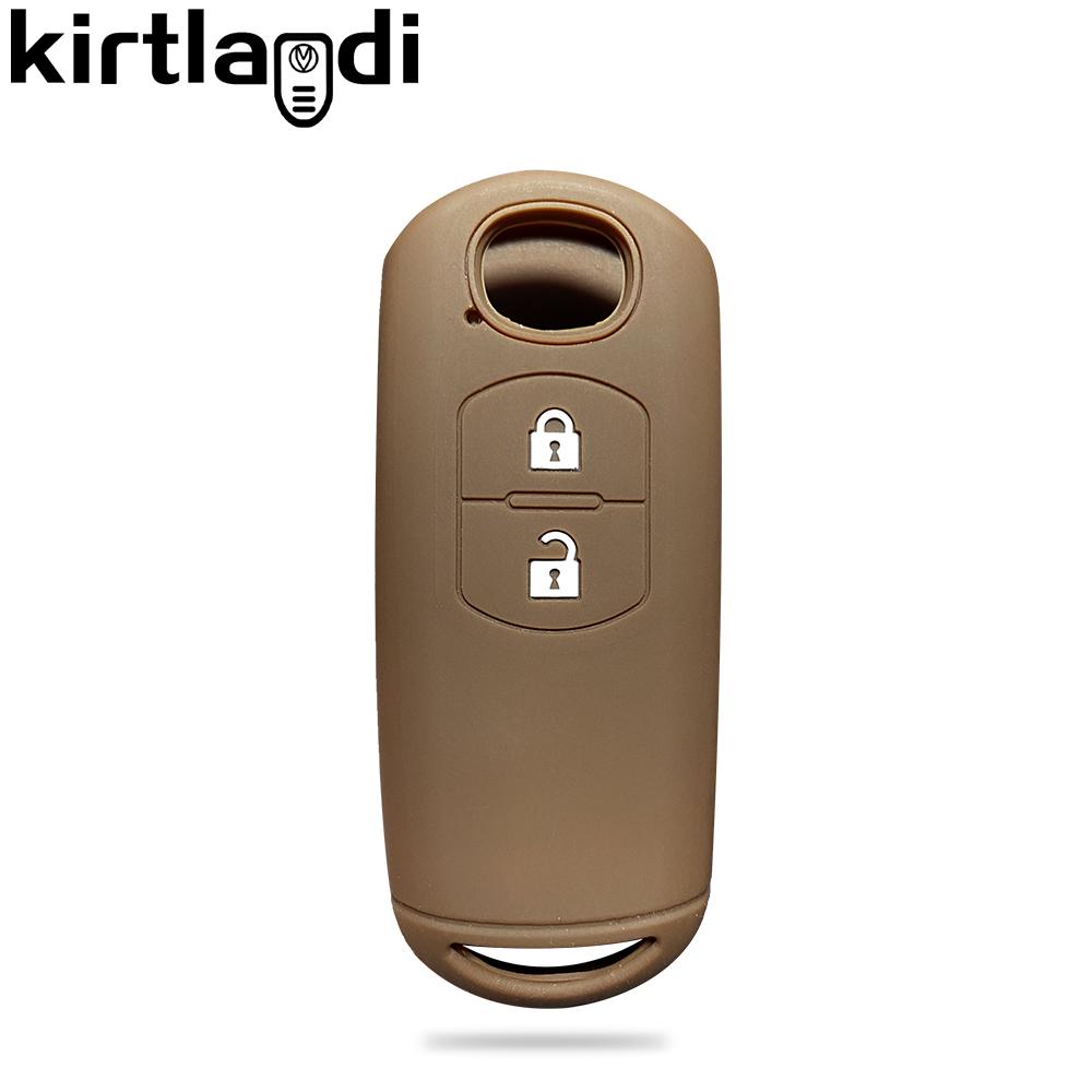 

Силиконовый чехол для автомобильного пульта ключа для Mazda Cx5 Cx3 Cx-5 Mazda3 Mazda2 Demio SCRUM 5 CX8 CX4 CX7 CX9 MX5 X5 Держатель Брелок коричневый