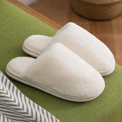 Pantofole Pelose da Donna Nuove Autunno e Inverno da Interno e Esterno Antiscivolo in Cotone per Tenere al Caldo Scarpe da Casa Monocolore