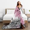 Eiffel Tower in Paris Printed Blanket for Sofa Bed Travel Camping Living Room Office Conditioning Blanket for All Seasons Gifts