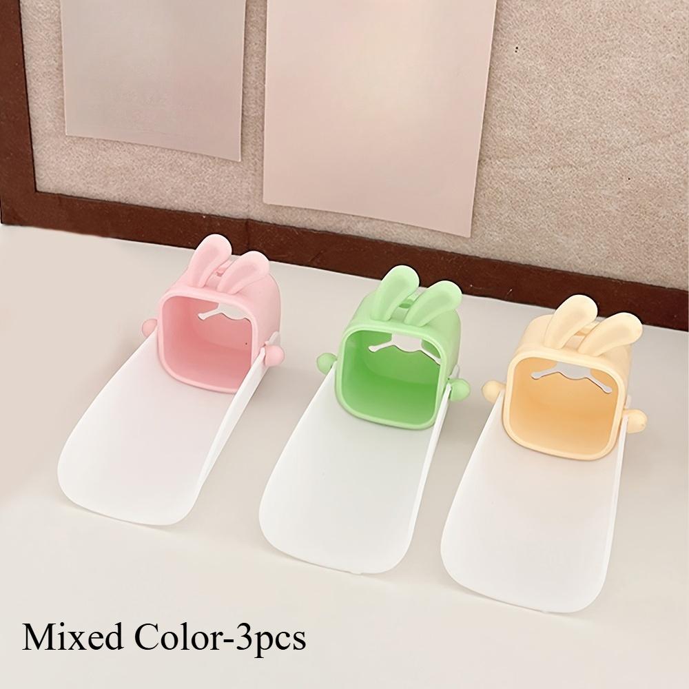 

3pcs Rabbit Faucet Extender PP Material Universal Fit Extended Spout Anti Splash Hand Washing Helper for Bathroom Kitchen Gadget