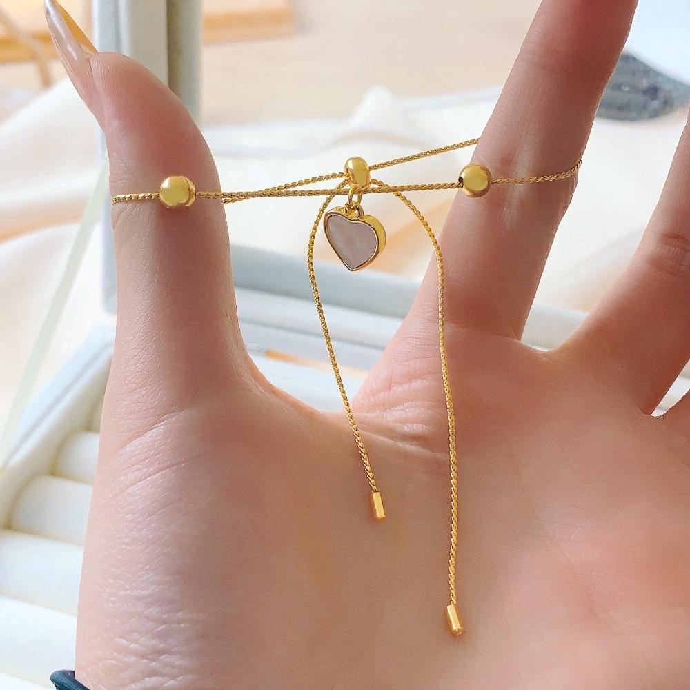 Necklace Women Do Not Fade Summer Small Cute Temperament Titanium Steel Necklace Versatile High-end Jewelry Simple Collarbone Chain