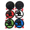 AFM1 1pcs 80mm/90mm Emblem For Skoda Fabia 1 2 Octavia a7 RS Superb Rapid Yeti Karoq Vision Car Head Front Rear Boot Tailgate Sticker