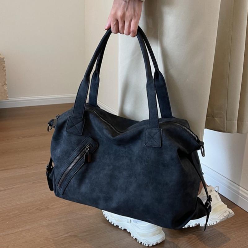 Retro Women's Leather Handbag Large Capacity Travel Crossbody Bag Vintage Shoulder Bag for Daily for Daily Commute Work Shopping and Weekend Outings