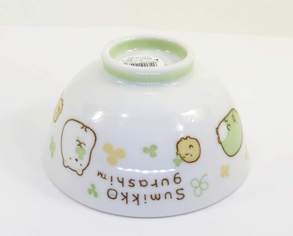 Asahi Koyo Sumikko Gurashi Rice Bowl, White, Diameter 11.2cm X Height 5.9cm, Rice Resistant, Dishwasher and Microwave Safe, Made In Japan