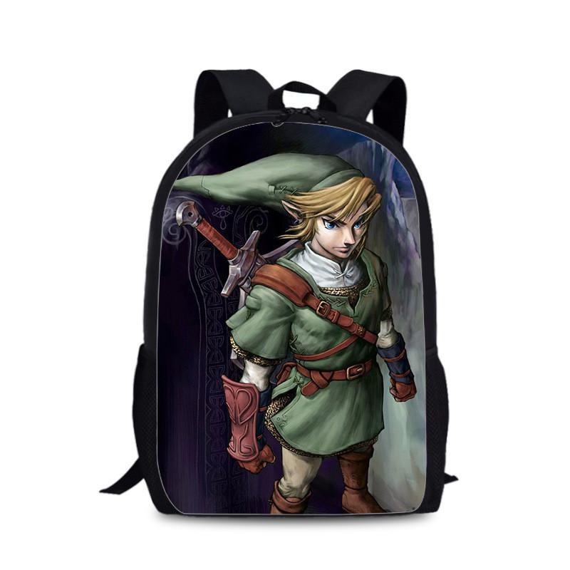 The Legend Of Zelda Backpack With Large Capacity For School And Travel Fans Style A