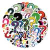 60-120 Question Mark Graffiti Stickers for Cars, Luggage, and Cups