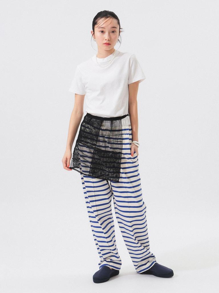 Beams Boy TEE Basic 13040204654 S/S T-Shirt, Women's, OFF_WHT,