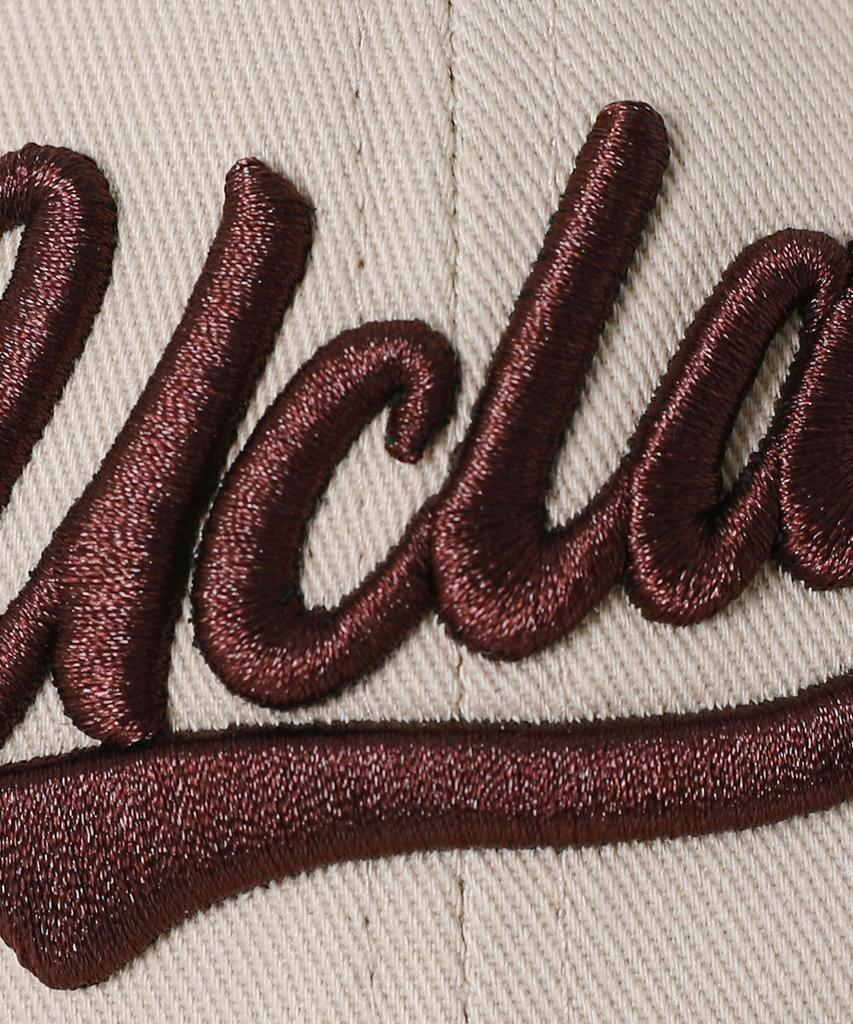 UCLA Unisex Round Lettering Embroidered Ball Cap [Ivory](Ucrac30)