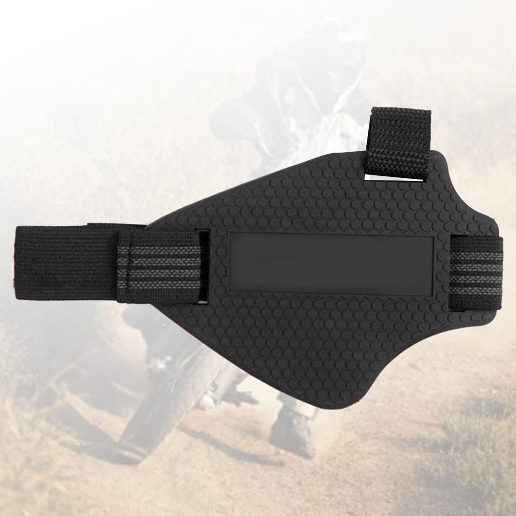 Motorcycle Shoe Cover Nylon Adjustable Antislip Comfortable Gear Shift Boot Protector for Riding