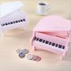 Desk Ornament Mini Piano Modeling Piggy Bank Piano Shape Cute Simulation Piano Coin Box Cartoon Coin Storage Jar Home Decor