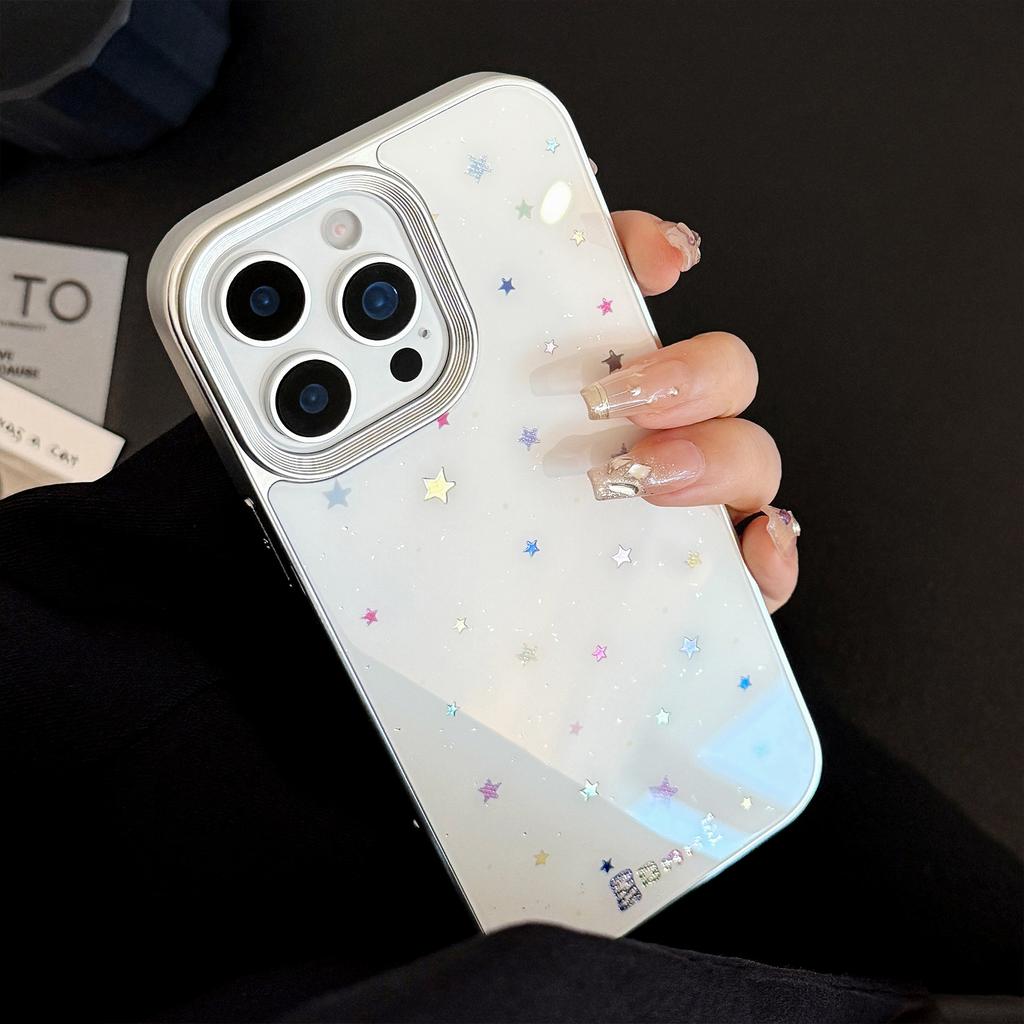 Gilded Ins Korean Star for Apple 17 Mobile Phone Case 16pro Max for IPhone 13 Anti-fall 14 Niche 11