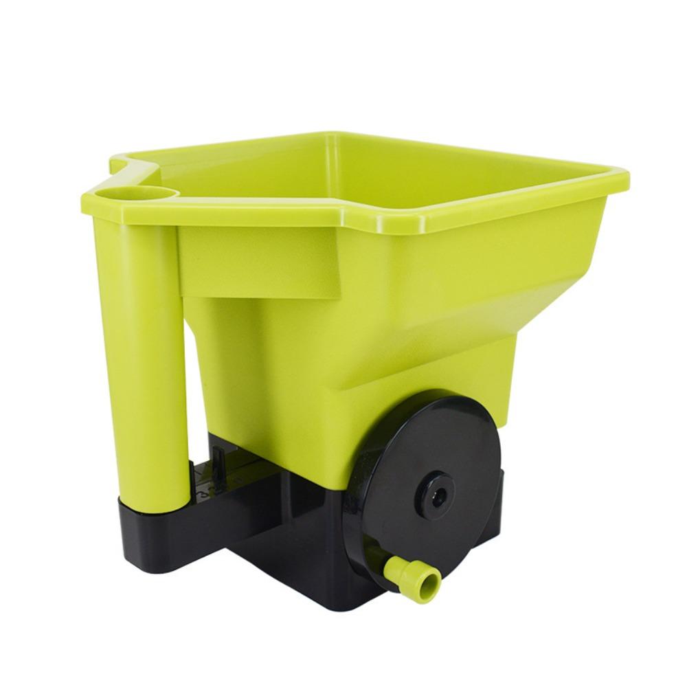 Manual Operation Hand Crank Spreader Easy Crank Multipurpose Dispenser  Fertilizing Tasks жёлтый