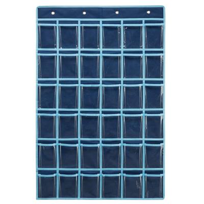 Yousheng Classroom Organiseur à suspendre 36 poches avec autocollants numérotés Sac de rangement pour papeterie de téléphone portable pour bureau, dortoirs, maisons