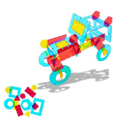 Montessori Candy Shapes Art Educational Colorful Plates for 3D and For Babies and Children Ages and Develops Color Shape and E-TOO Toy Assembly, Art,