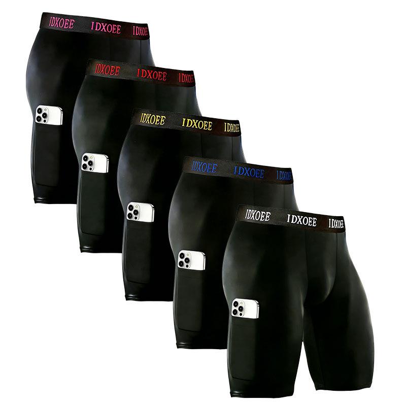 Herren Mid-Waist Lange Sport Fitness Boxer Slips XXL (US/EU size)