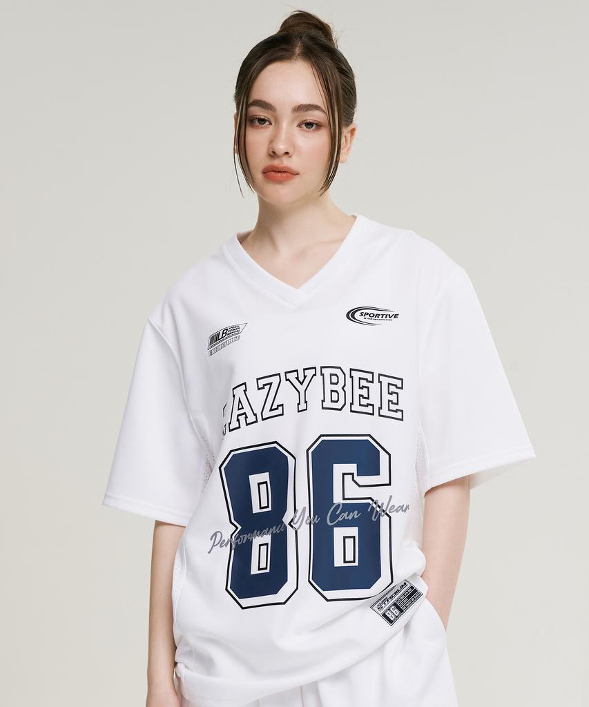 Leijibi Mixed Mesh Jersey Oversized Short Sleeve W (4 Colors)