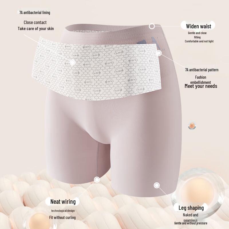 Women's High-Waist Seamless Safety Shorts