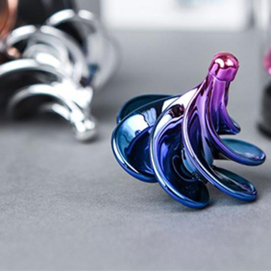 Inertial Wind-driven Spinner Gyro Toy Plastic Fingertip Stunt Gyroscope Toy for Kid