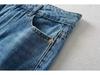Women's Retro High-Waisted Wide-Leg Denim Pants - Washed, Loose, Floor-Length, Casual Designer Style