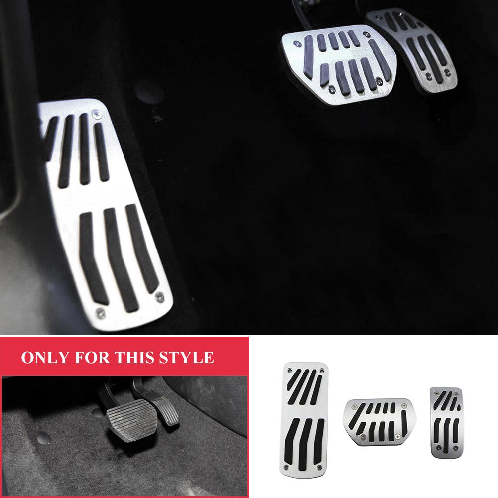 Color My Life Stainless Steel Car Pedals Fit for Peugeot 301 307 308 408 CC 2013 -  Gas Brake Pedal Cover Rest