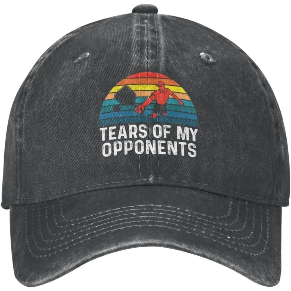 

Tears of My Pickleball Opponents Hat for Men Dad Hats Graphic Hats Adjustable