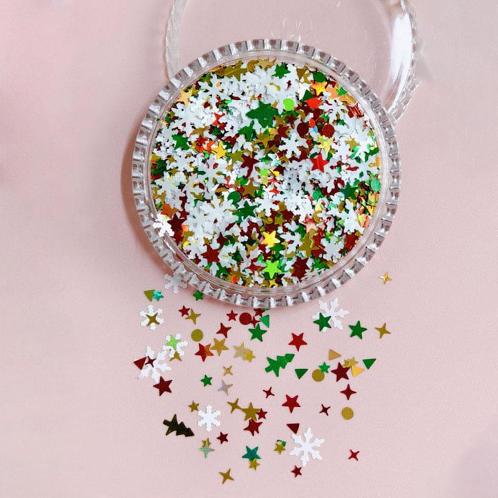 Festive Makeup 2025 Christmas New Year Free Glue Faux Face Ready Sticker Snow Bow Free To Use G A2I5