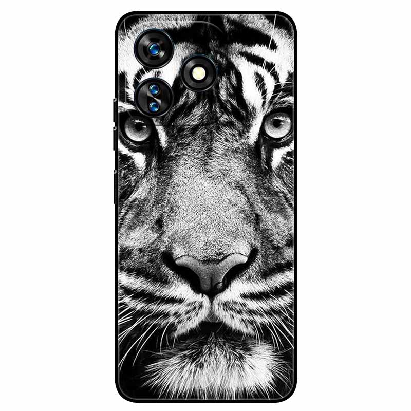 For Oukitel C51 Case 6.8'' Shockproof Silicon Animals Cool Painted Covers for Oukitel C51 C 51 Cartoon TPU Shell Protective Capa