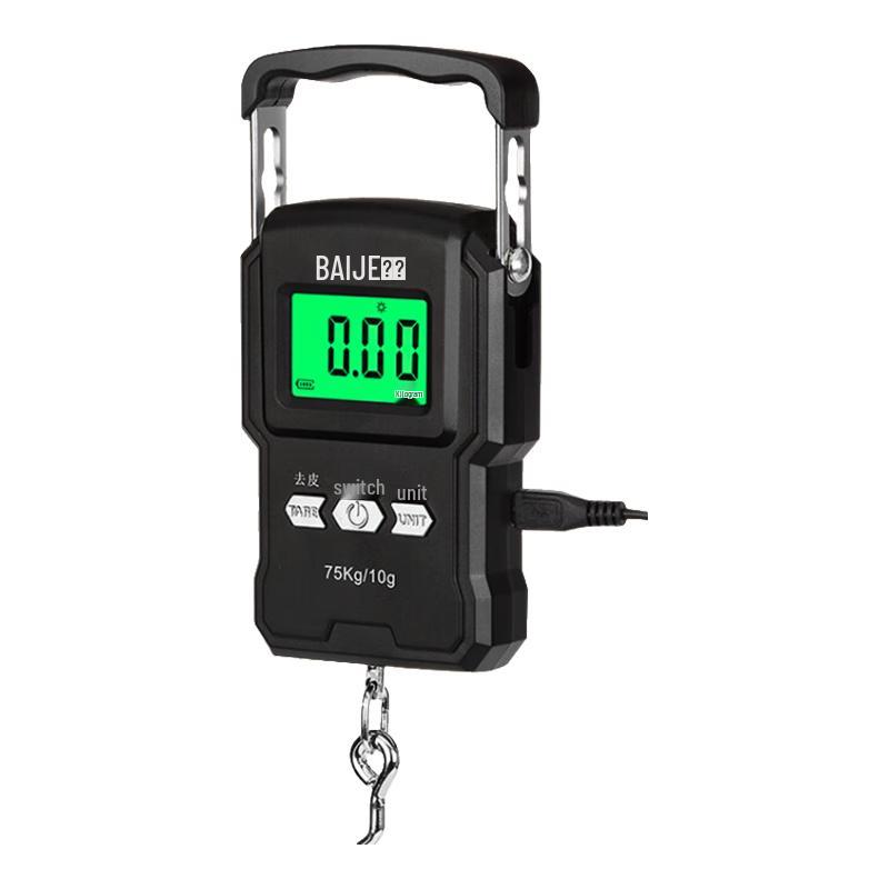 Baijie Portable Digital Hanging Scale with Tape Measure