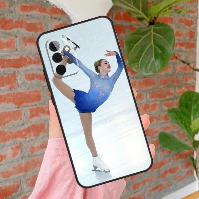 Pretty Figure Skating Dance Case For Samsung Galaxy A55 A35 A25 A15 A53 A33 A13 A51 A71 A12 A32 A52 A14 A34 A54 Cover