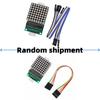 MAX7219 Dot Matrix Module 8x8 LED Display Modules for Arduino Raspberry Pi Microcontroller with 5Pin Wires