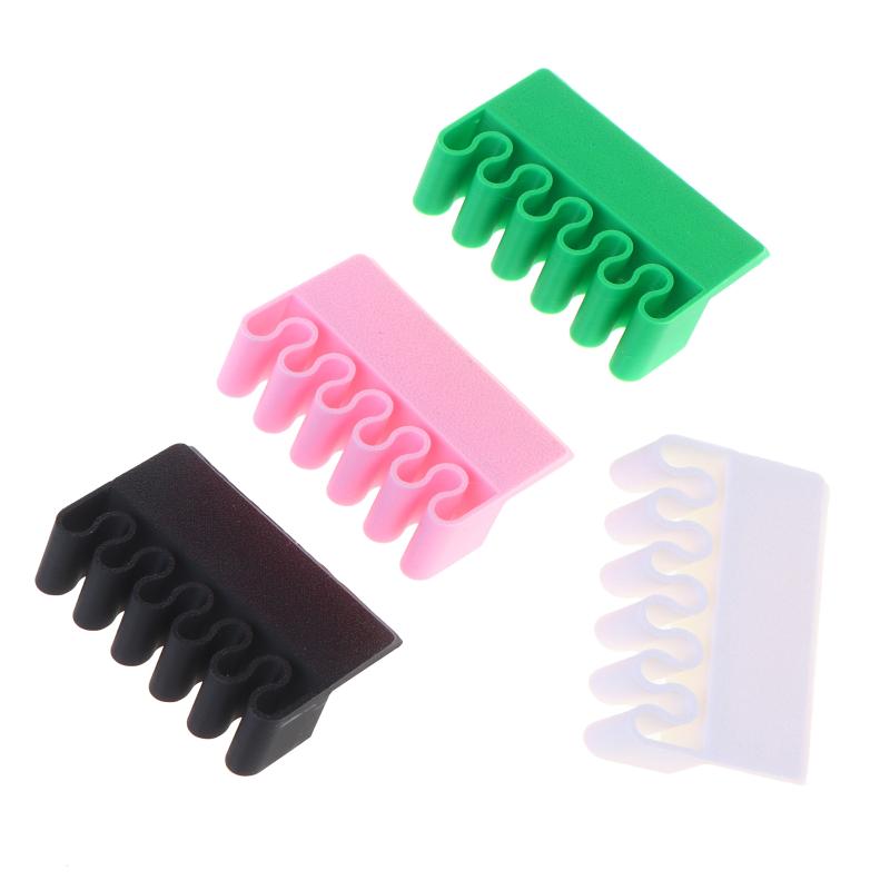 Desk Multi Slot Cable Organizer Clips 5Pcs 3D Printed USB Cord Holder for Home Office Desktop Wire Storage
