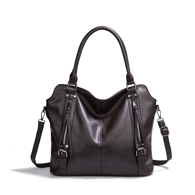 New women's bag large bag portable tote bag soft leather large capacity shoulder messenger women's bag