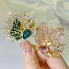 Full Diamond Maple Leaf Brooch - High-end, Niche, Pleated Blouse Accessory, Keeps You Hidden From View.