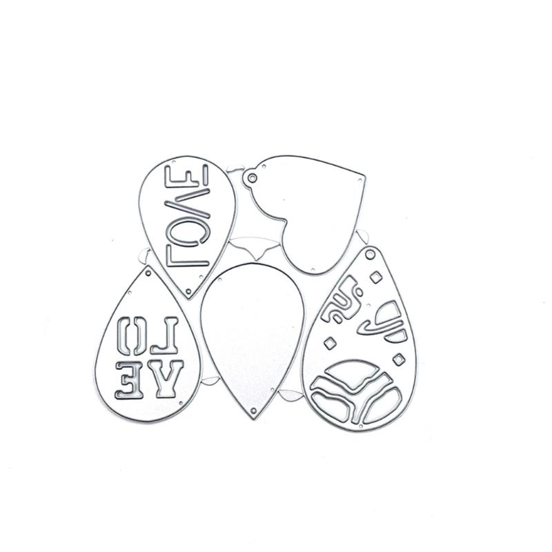 Heart Metal Die Cuts Wedding Cutting Dies Cut Stencils for DIY Embossing Paper Valentines Day Scrapbooking Decorations